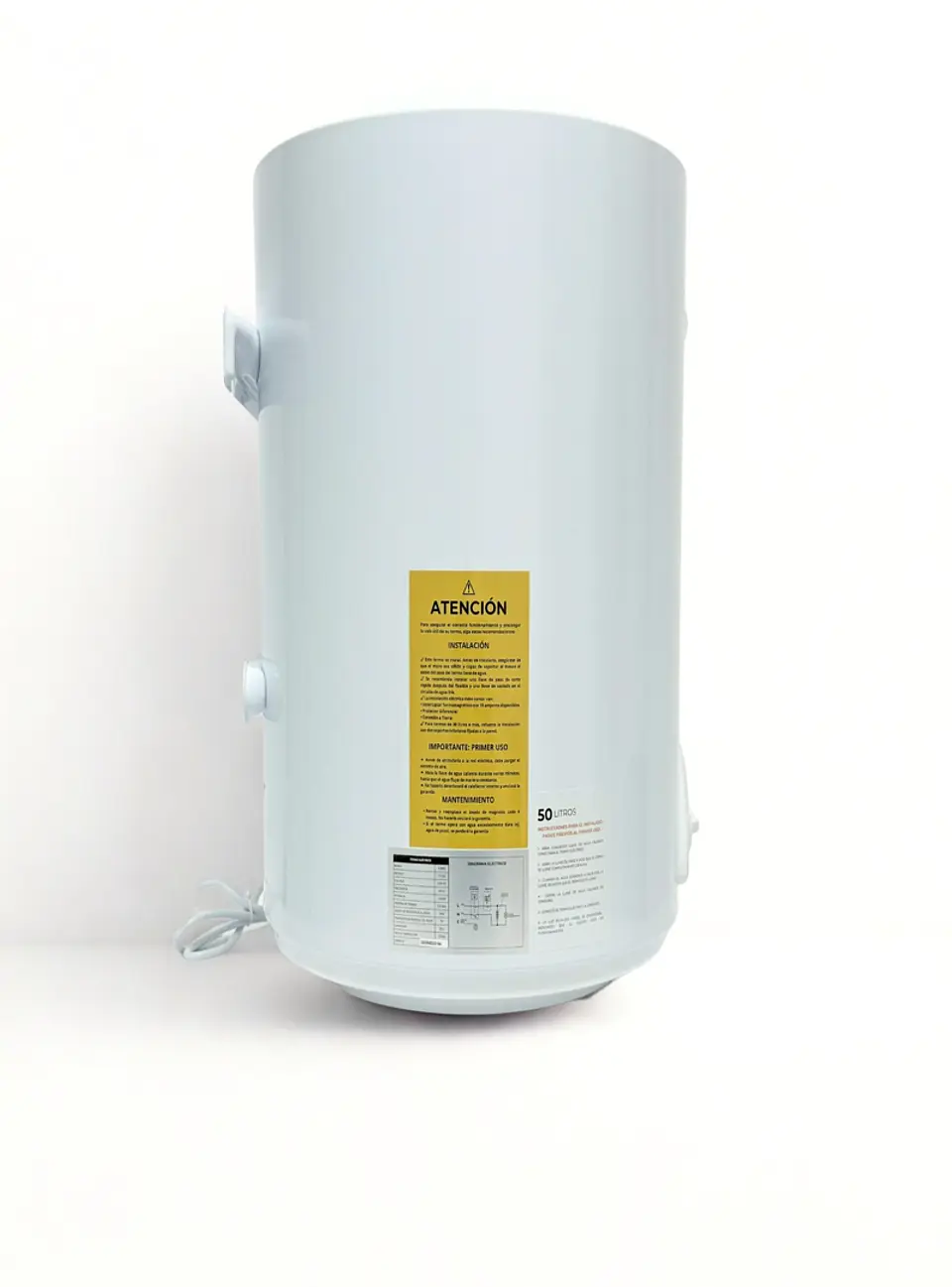 TERMO ELÉCTRICO 50 LITROS 1500 W DE MURO 4