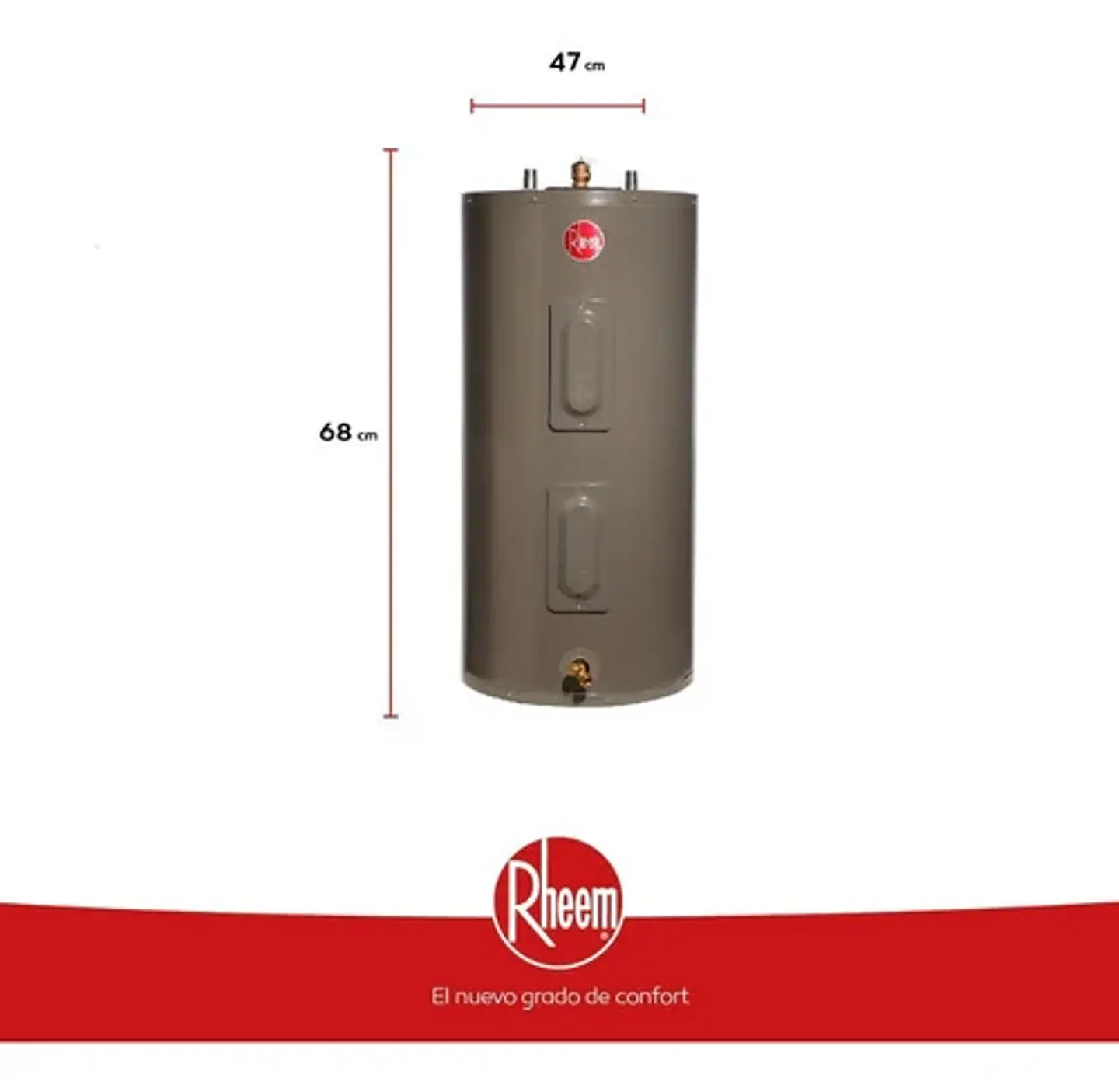 TERMO ELÉCTRICO RHEEM DE PISO 76 LITROS 220 V 2