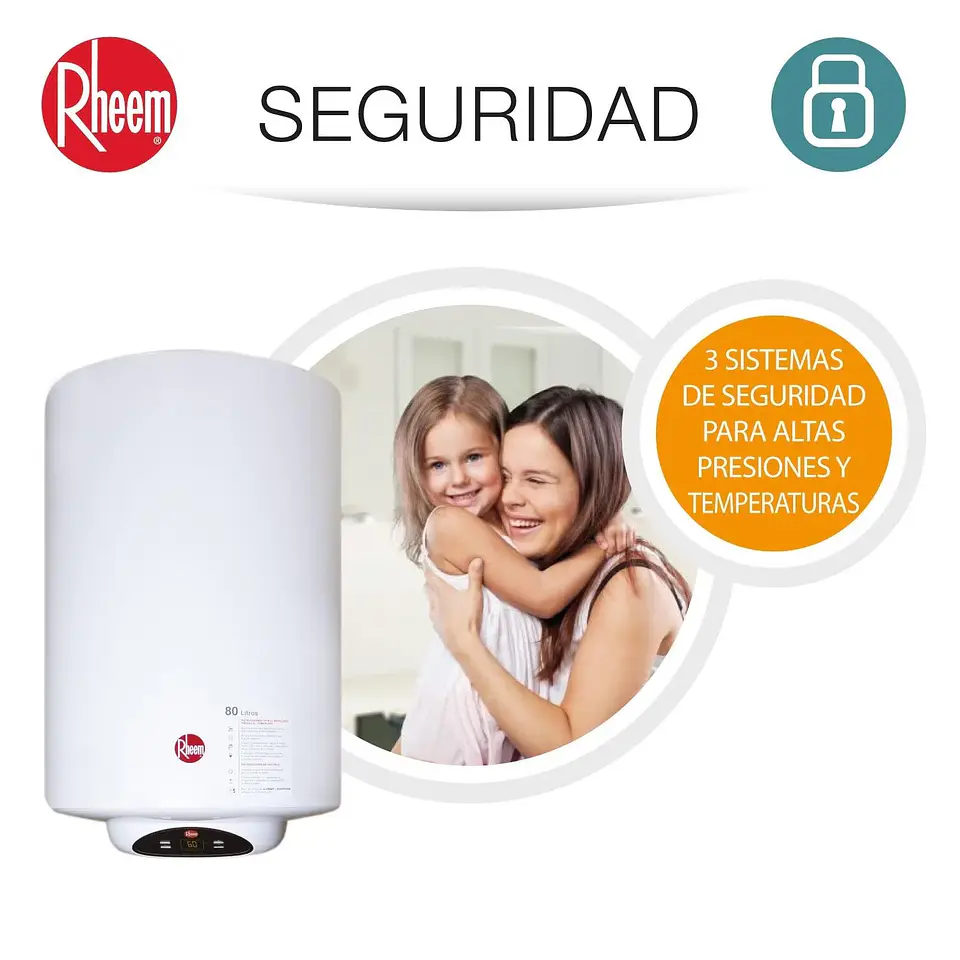 TERMO ELÉCTRICO RHEEM 50L COLGAR 4