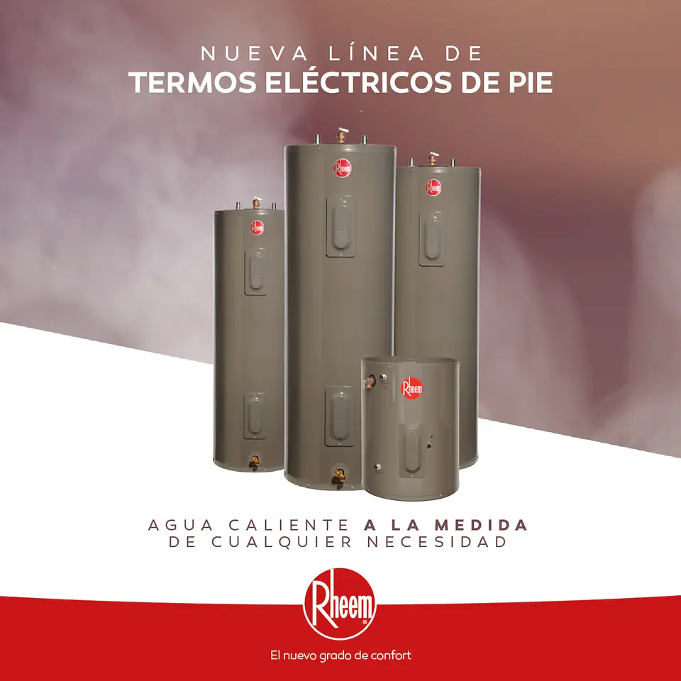 TERMO ELÉCTRICO RHEEM DE PISO 57 LITROS 2