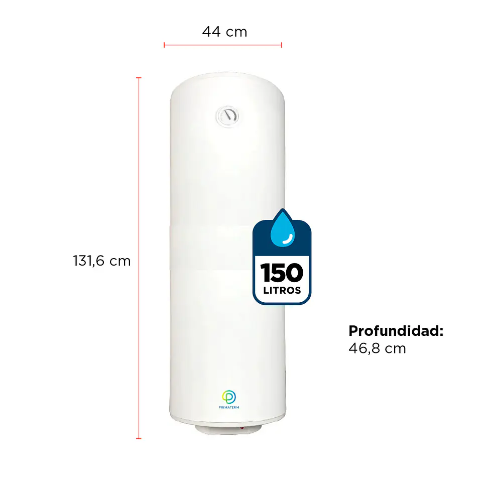 TERMO ELÉCTRICO PRIMATERM 150 LITROS 5