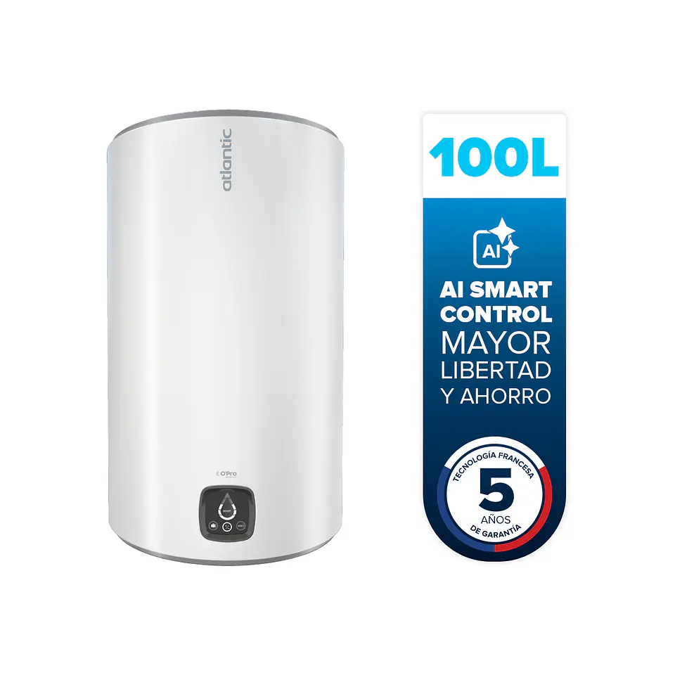 TERMO ELÉCTRICO ATLANTIC GENIUS 100 LITROS 1