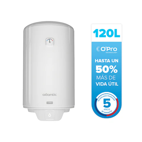 TERMO ELÉCTRICO ATLANTIC OPRO + 120 LITROS
