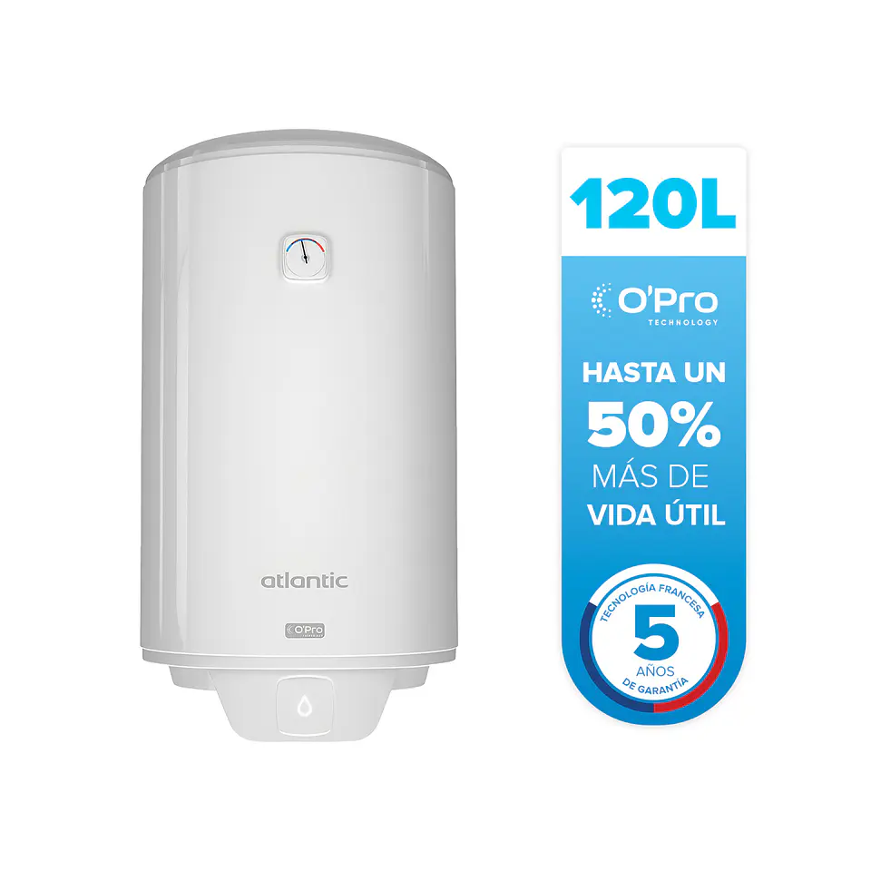 TERMO ELÉCTRICO ATLANTIC OPRO + 120 LITROS 1