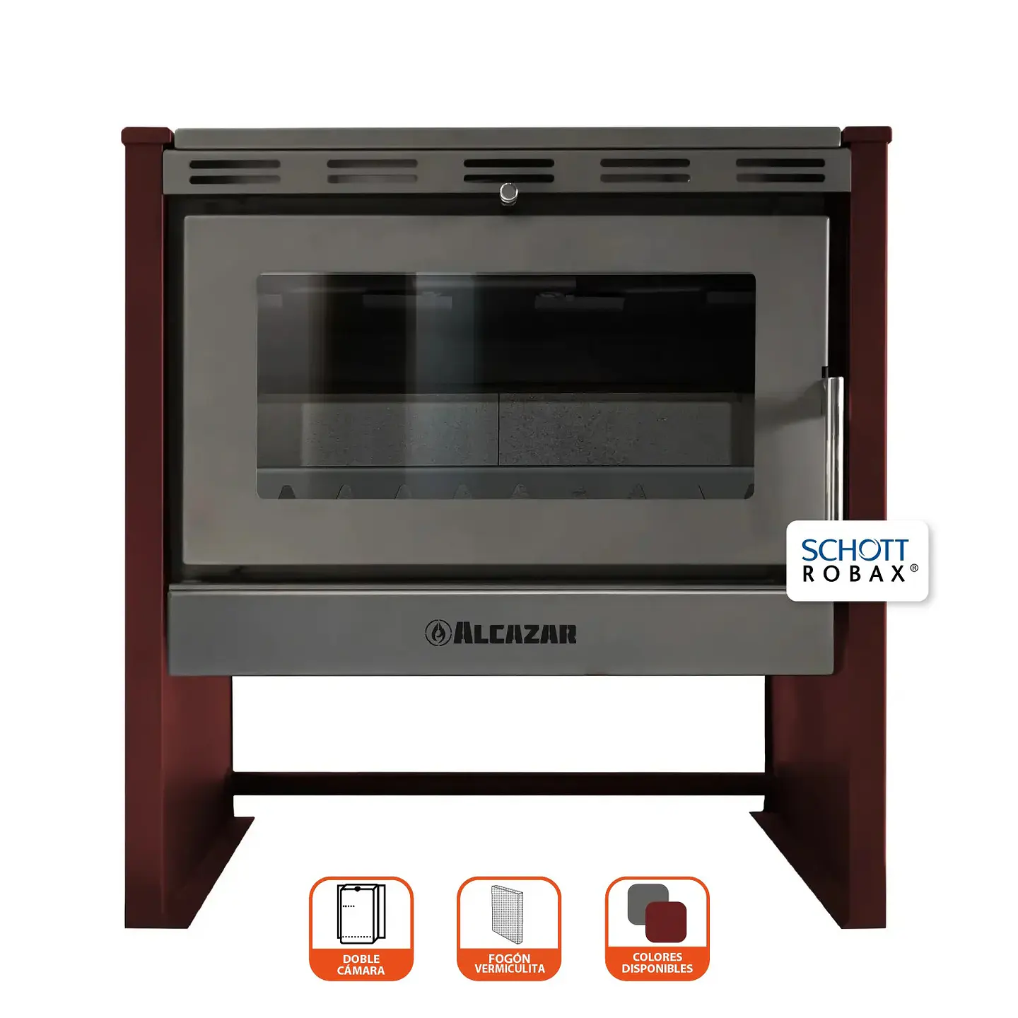 ESTUFA A LEÑA BAVARA BURDEO ALCAZAR 5