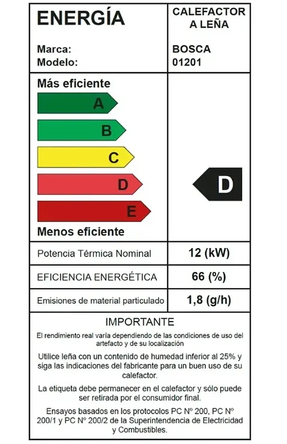 PACK CALEFACTOR A LEÑA GOLD 500 ROJO+ KIT DE INSTALACION 4
