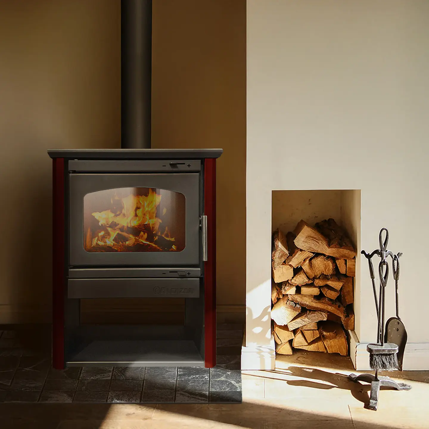 ESTUFA A LEÑA PATAGONIA 600 BURDEO 7