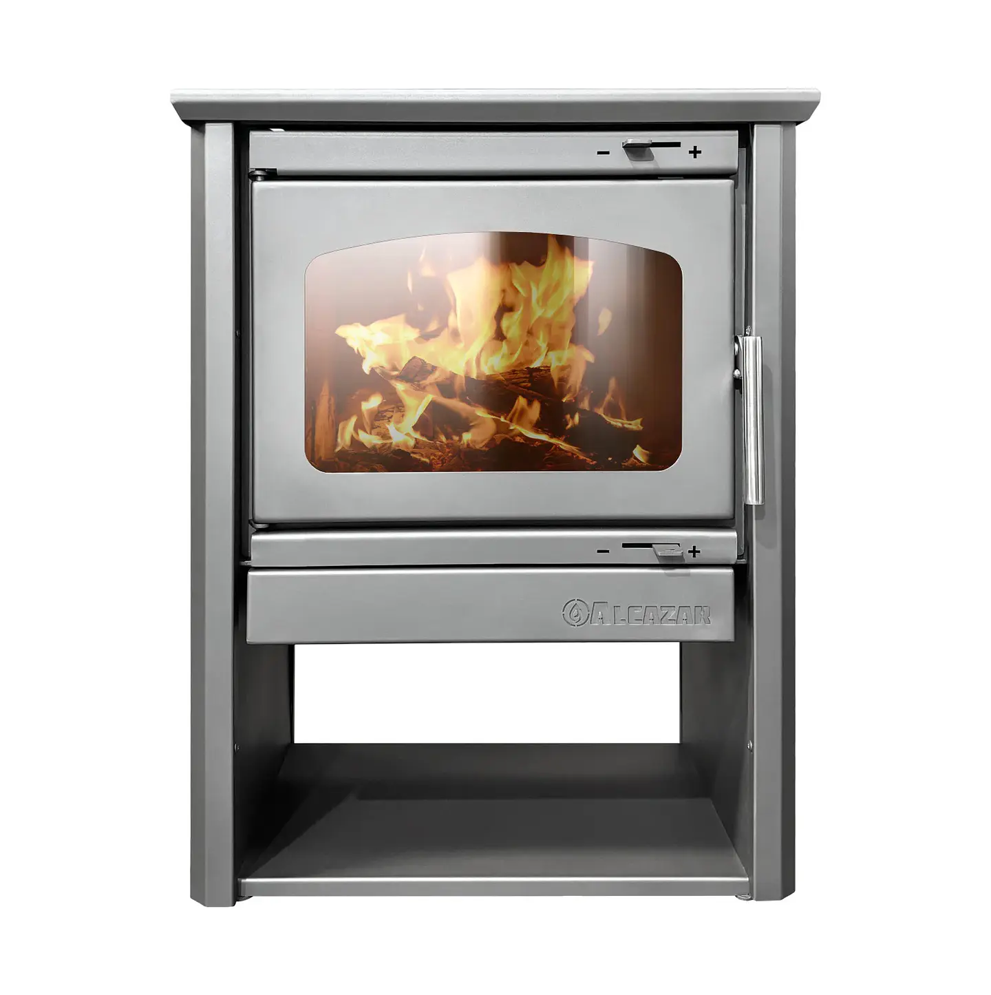 ESTUFA A LEÑA PATAGONIA 600 GRIS 8