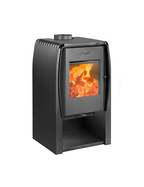 COMBO CALEFACTOR LEÑA AMESTI NORDIC450 + KITINST6' + SETMURO GRIS