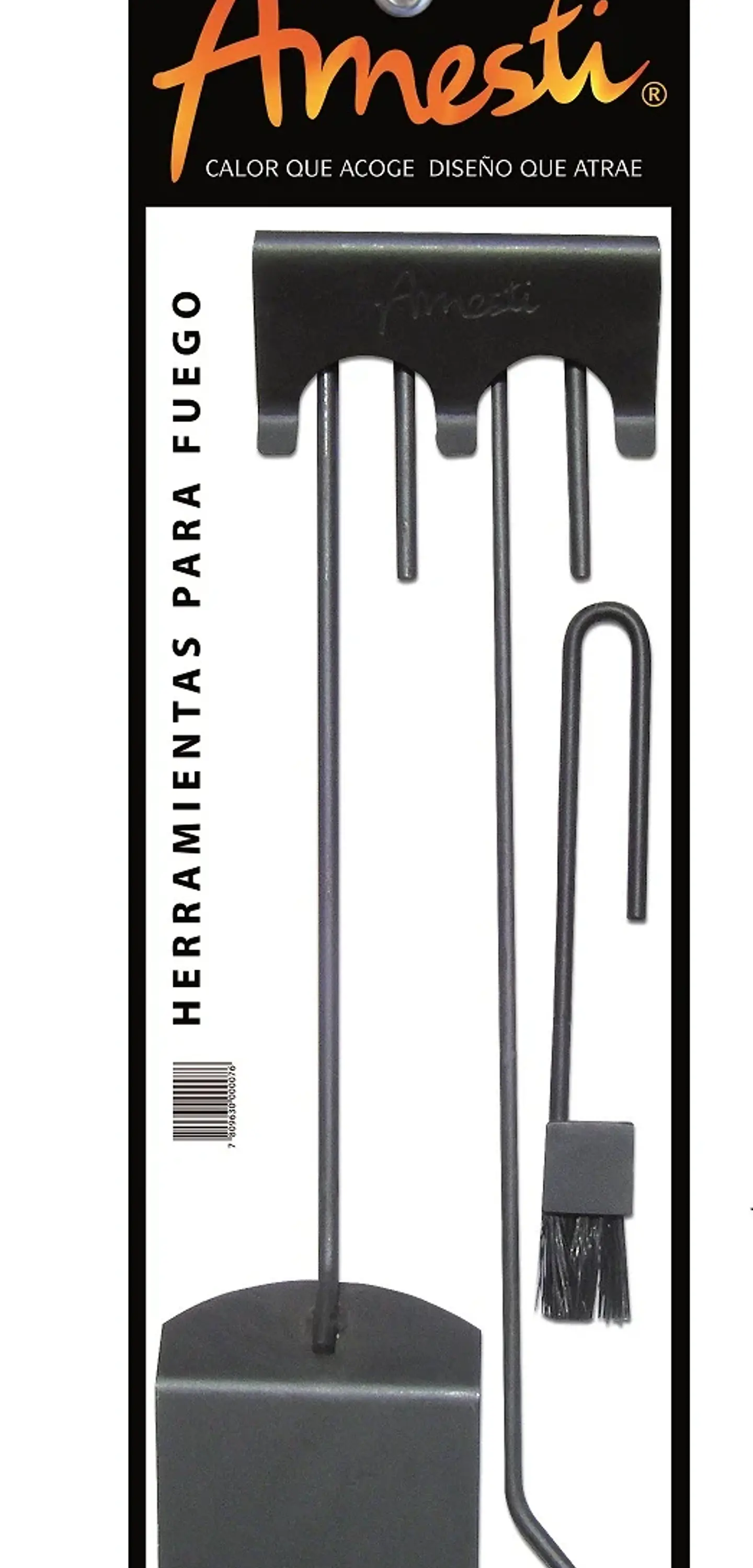 COMBO CALEFACTOR LEÑA AMESTI NORDIC450 + KITINST6' + SETMURO GRIS 8