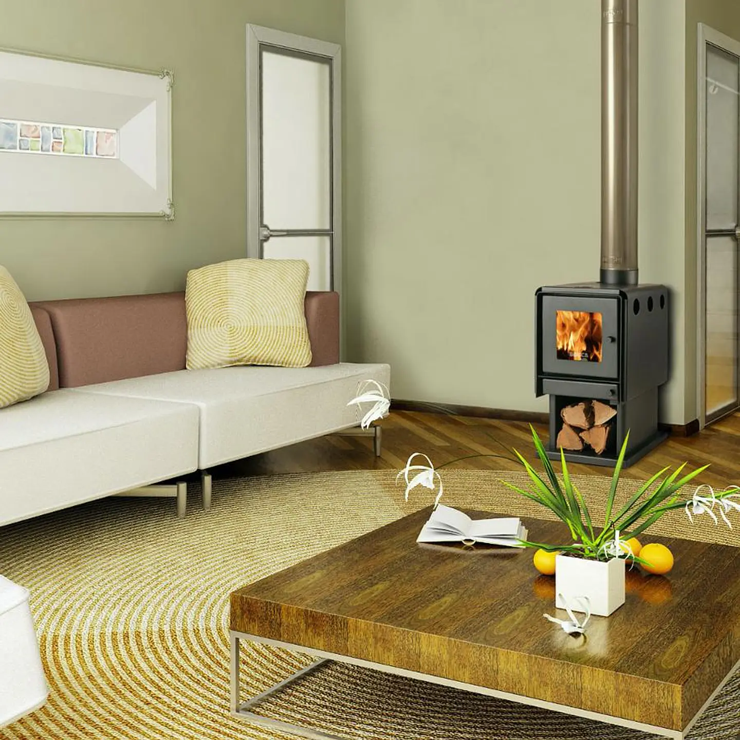 CALEFACTOR BOSCA A LEÑA LIMIT 350 7