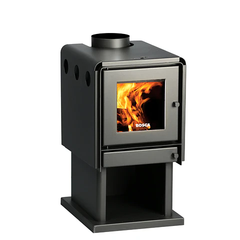 PACK ESTUFA A LEÑA LIMIT 380 + KIT DE INSTALACIÓN