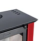 ESTUFA A LEÑA AMESTI CLASSIC 500 ROJO ITALIANO - Miniatura 4