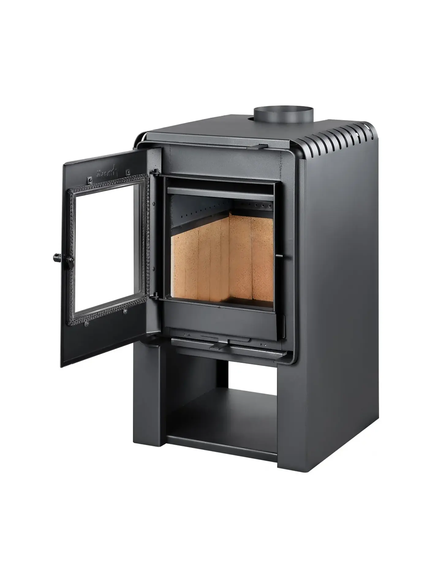 ESTUFA A LEÑA SCANTEK 380 + KIT INSTALACIÓN 6' 5