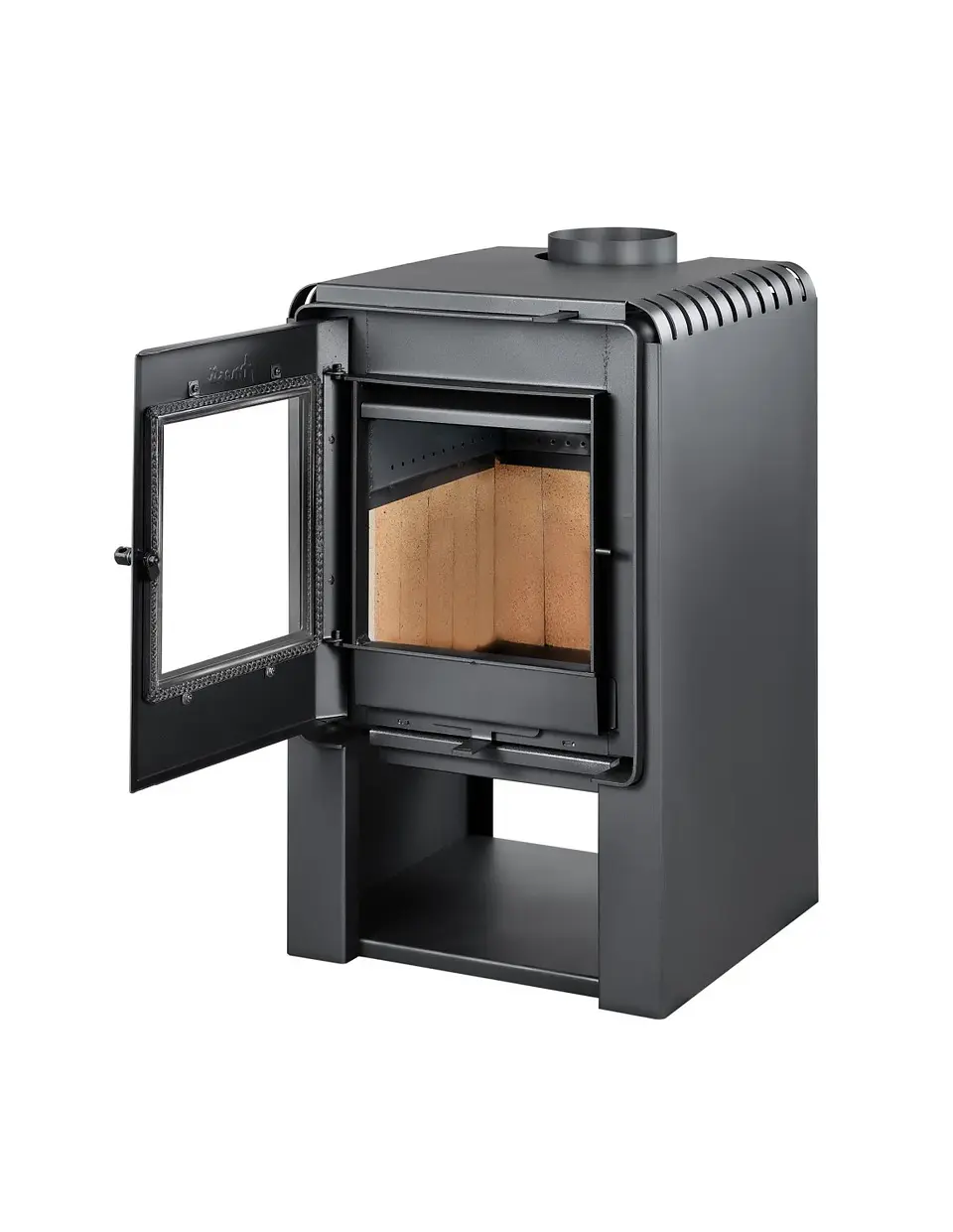 ESTUFA A LEÑA SCANTEK 380 + KIT INSTALACIÓN 6' 5