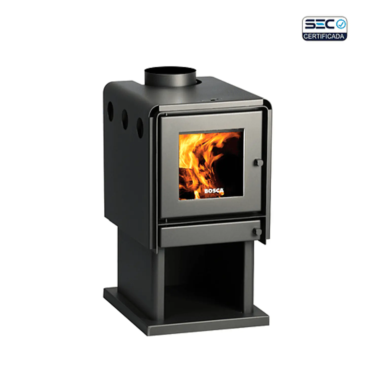 PACK CALEFACTOR A LEÑA LIMIT 350 + KIT DE INSTALACION 1