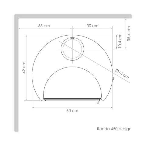 CALEFACTOR A LEÑA AMESTI RONDO 490