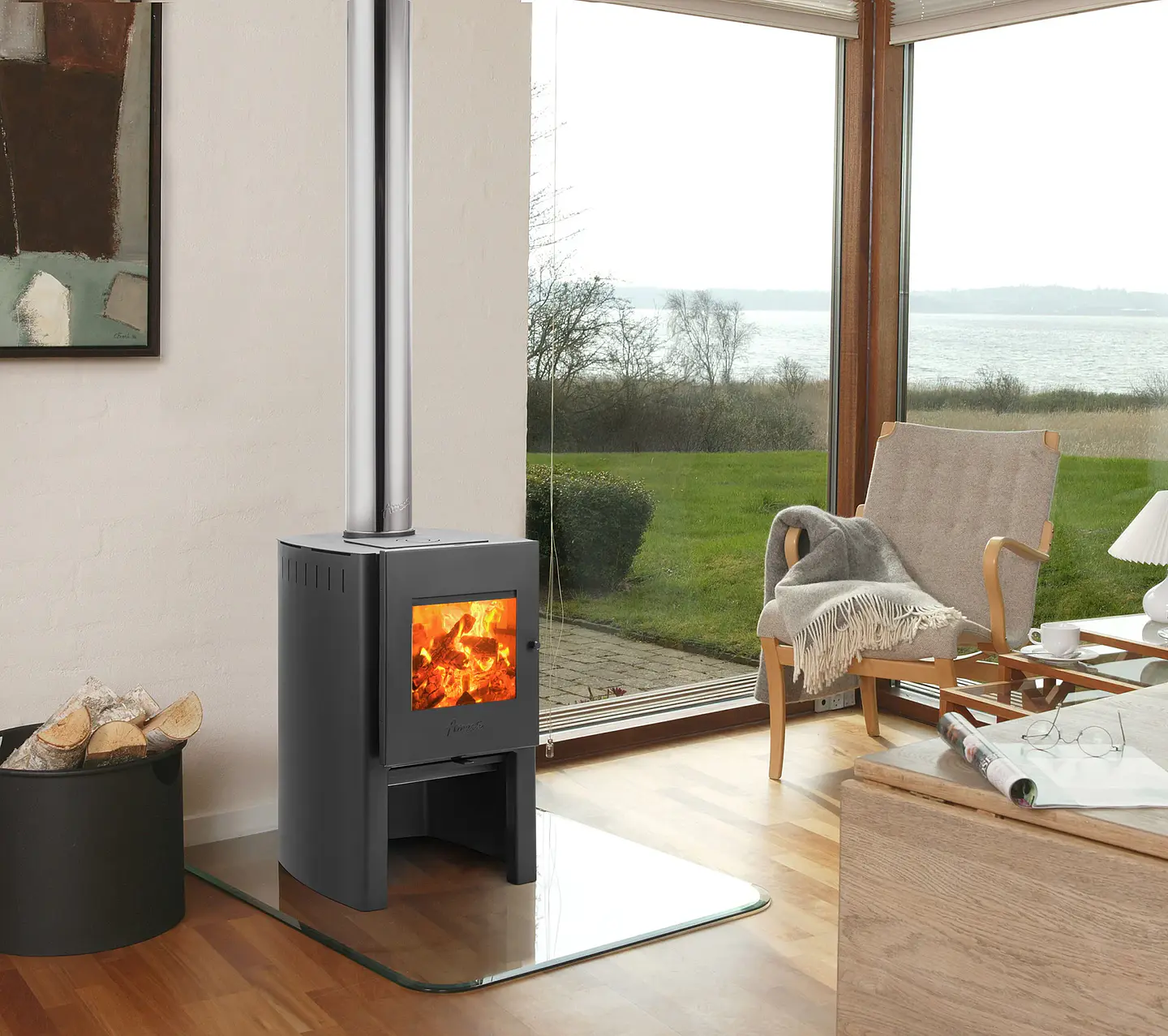 ESTUFA A LEÑA FIRELOG 380 AMESTI 3