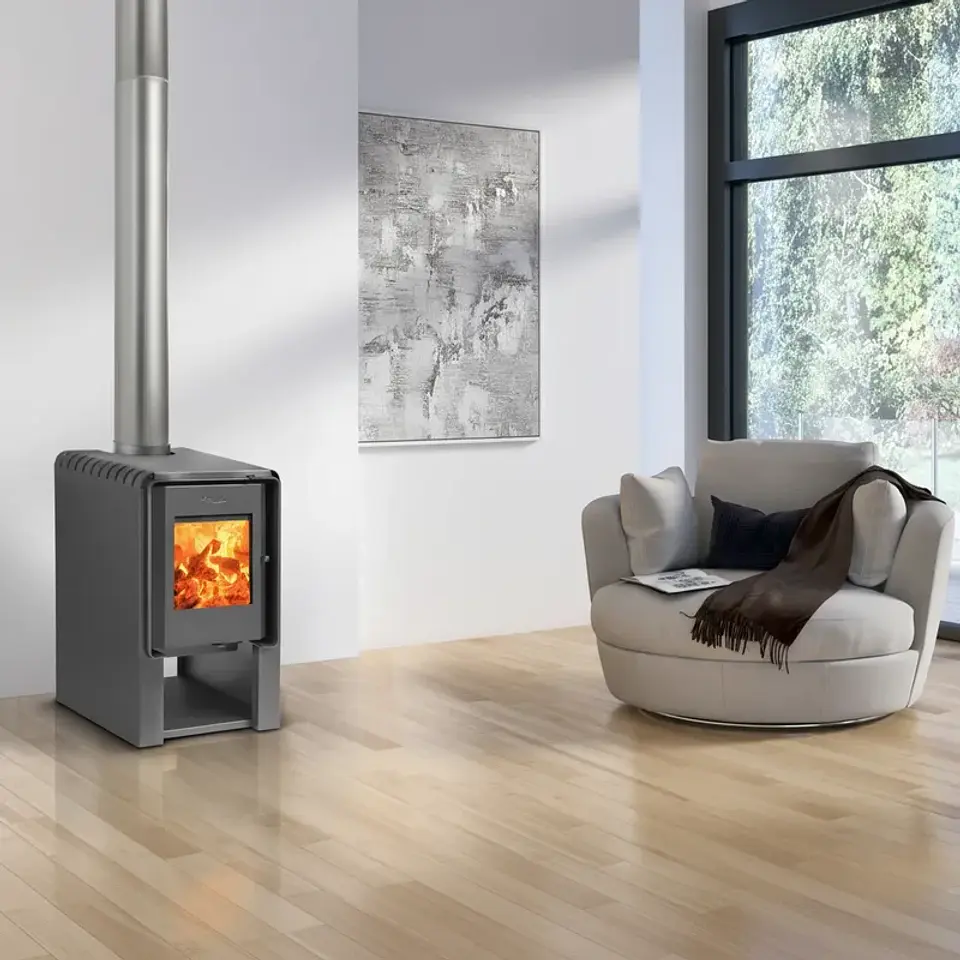 CALEFACTOR A LEÑA AMESTI SCANTEK 350 6