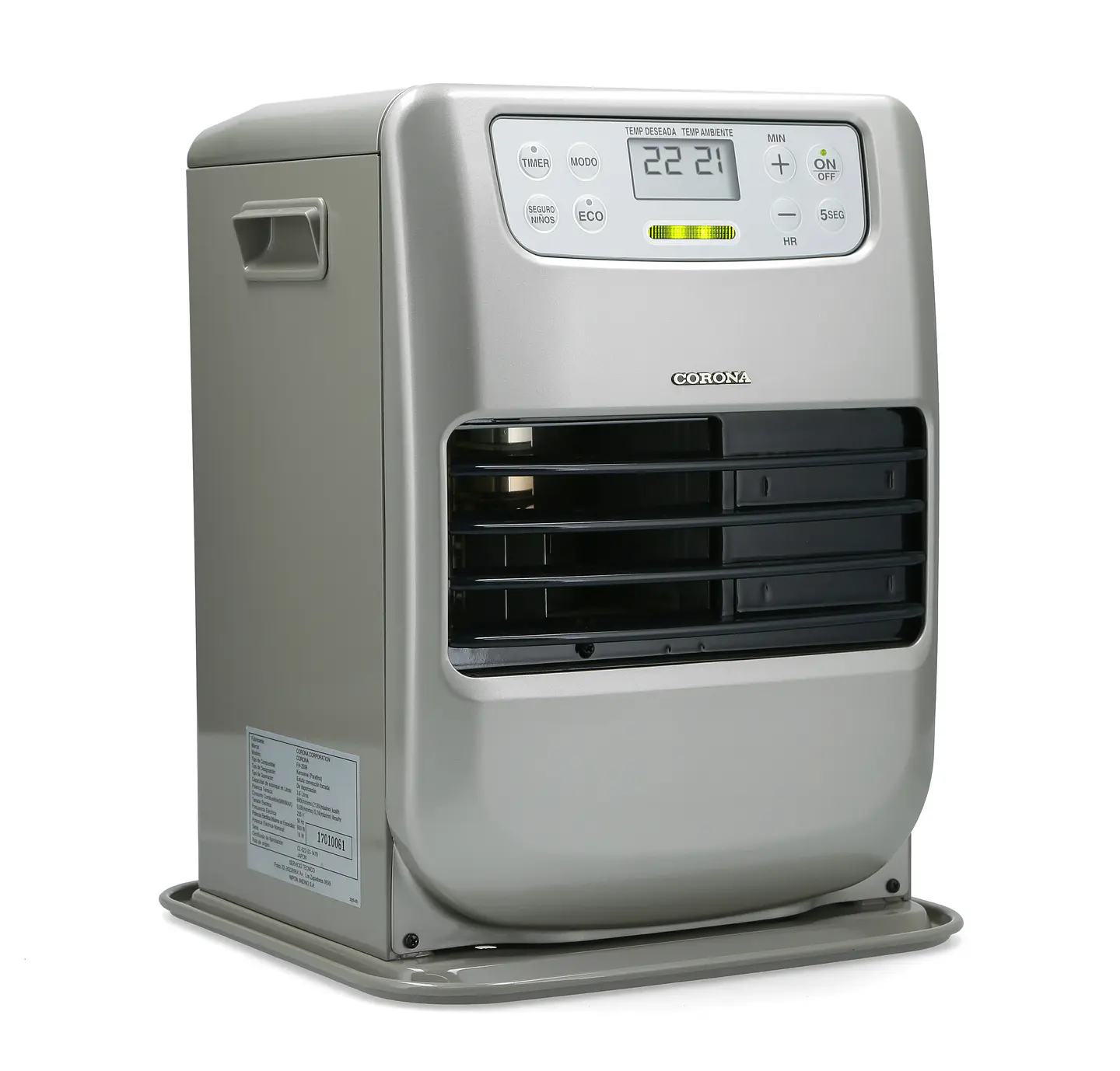 ESTUFA PARAFINA ESTUFAS CORONA 2.46 W JAPONESA LÁSER FH-2506 GOLD 6