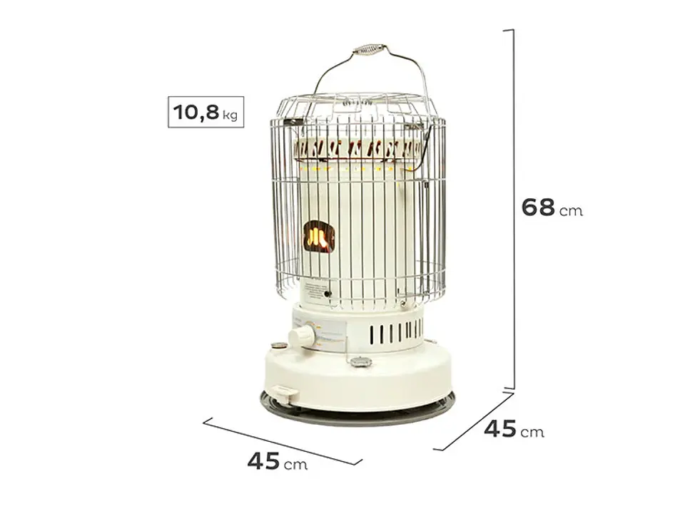 ESTUFA MADEMSA PARAFINA MECHA 7,2 LT POTENZA 2