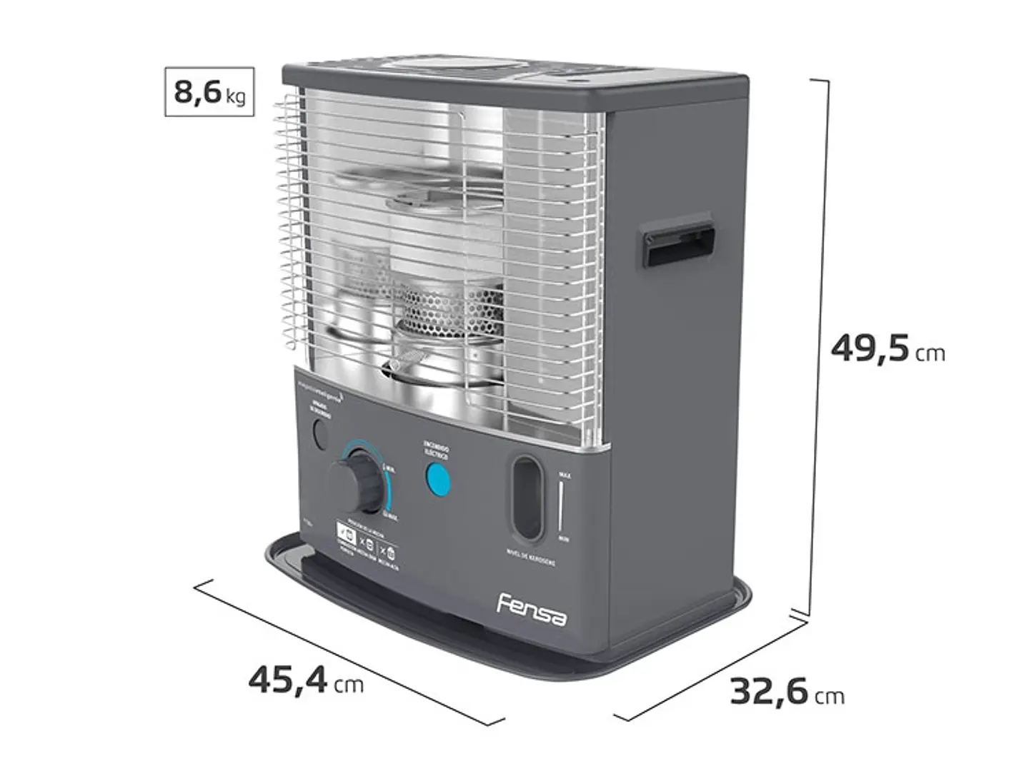 ESTUFA FENSA PARAFINA MECHA 4,2 LT F 720+ 4