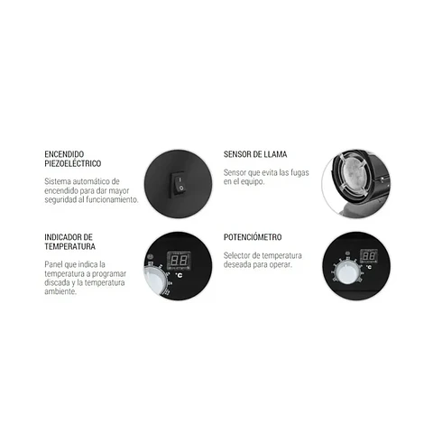 TURBOCALEFACTOR DIESEL PARAFINA 70KW EXTERIOR