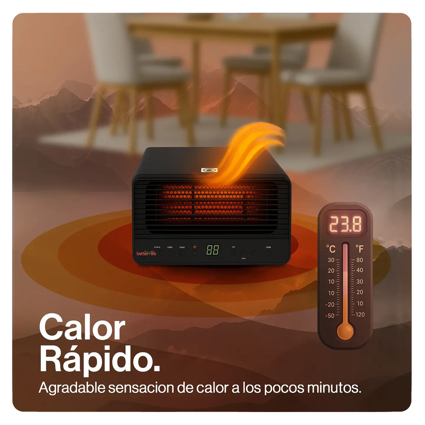 ESTUFA ELÉCTRICA INFRARROJA 45 M2 WIFI 3