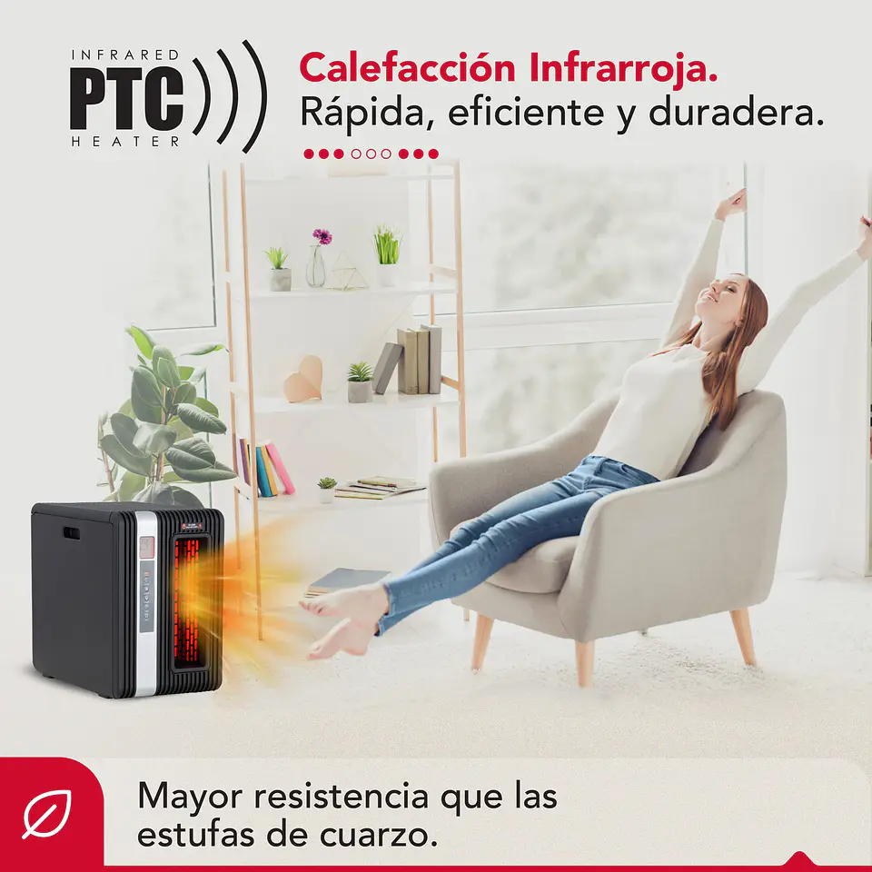 ESTUFA INFRARROJA 2 EN 1 THOR MINI 1500 7
