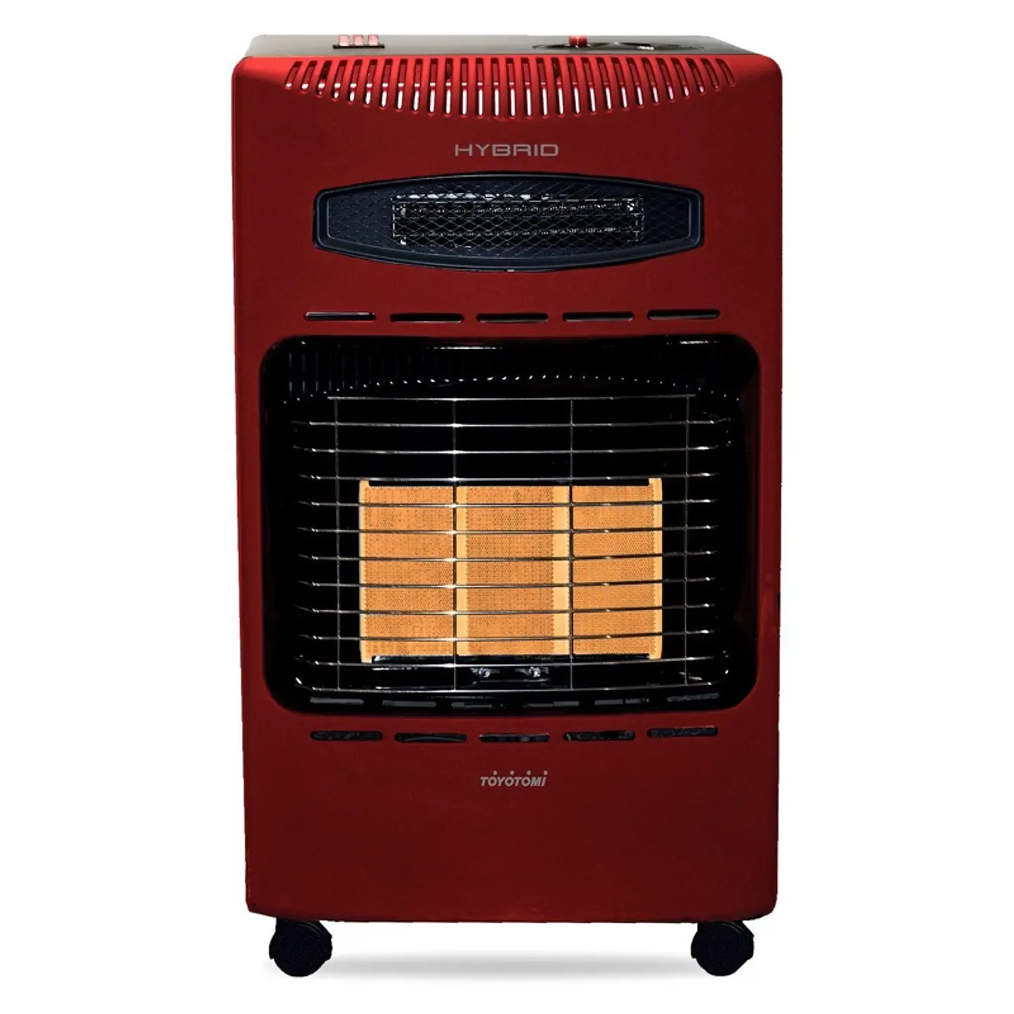 ESTUFA GAS HÍBRIDA TOYOTOMI 15 KG GH-HB62 EN COLOR ROJO 3