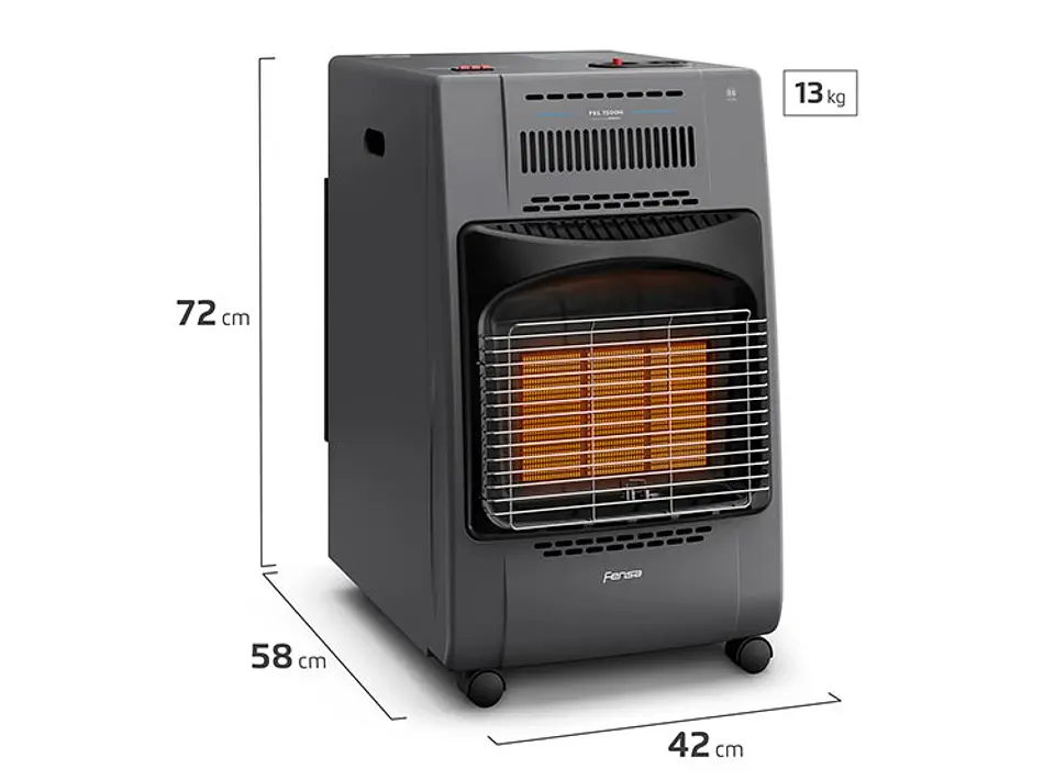 ESTUFA FENSA GAS HÍBRIDA FEL 1500 H 4