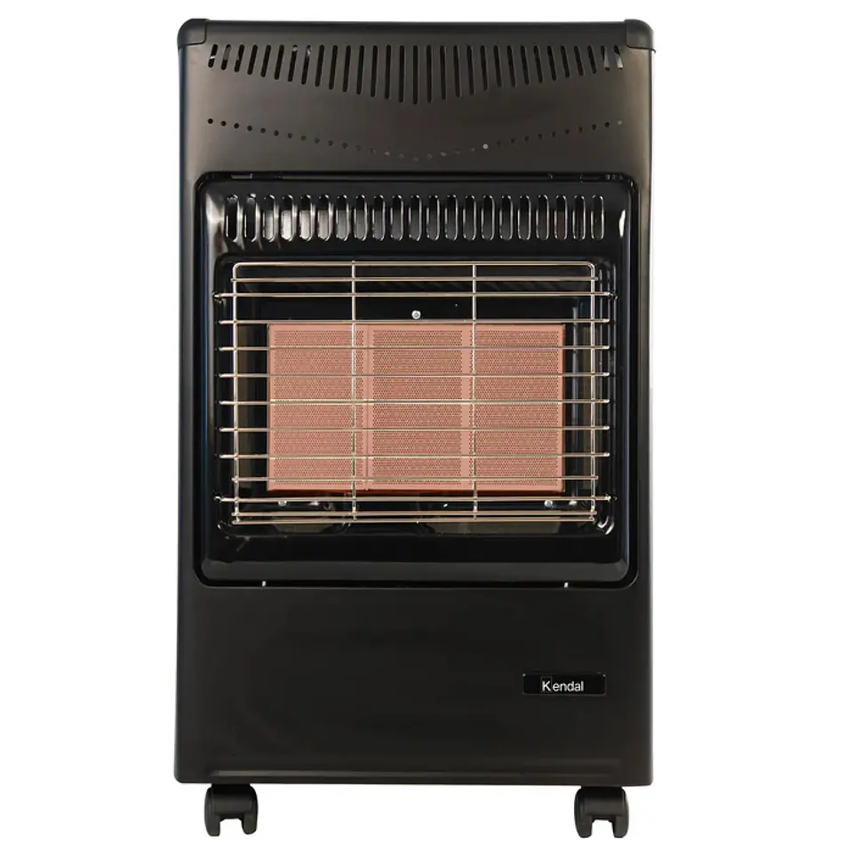 ESTUFA INFRARROJA A GAS KENDAL CALEFACCION 15 KILOS NEGRO KGQ-15N 1