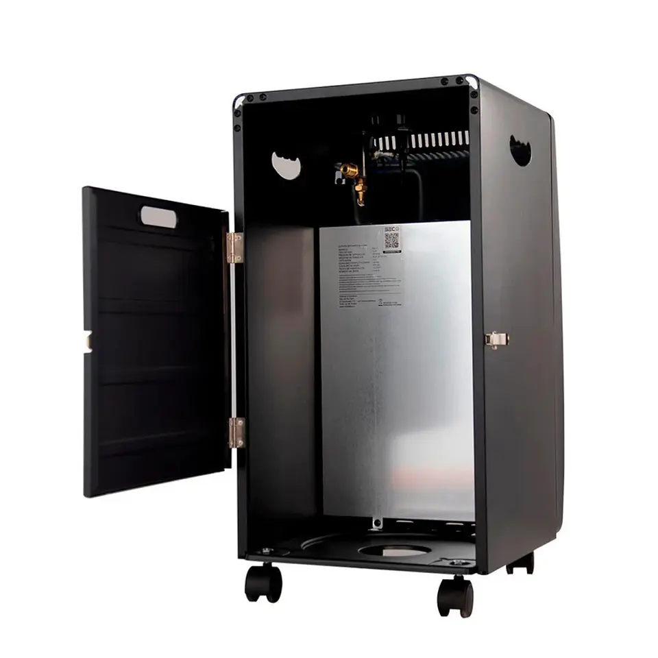 ESTUFA INFRARROJA A GAS KENDAL CALEFACCION 5 KILOS NEGRO KG-5 2