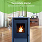ESTUFA PELLET 6,2 KW 100 M2 WIFI + KIT DE INSTALACIÓN - Miniatura 9