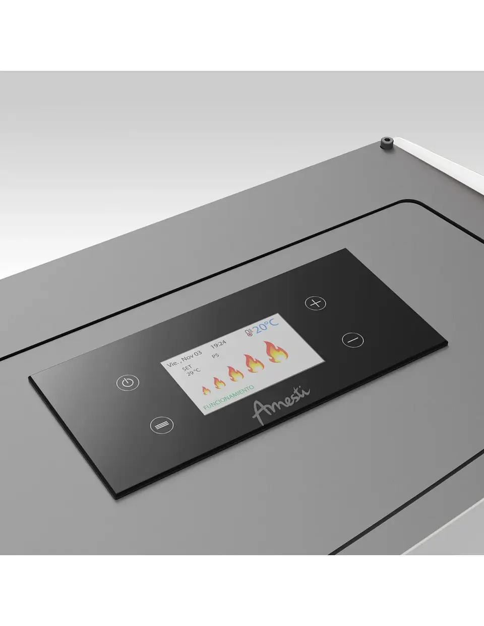 CALEFACTOR A PELLET SLIM 9000 ROJO 5