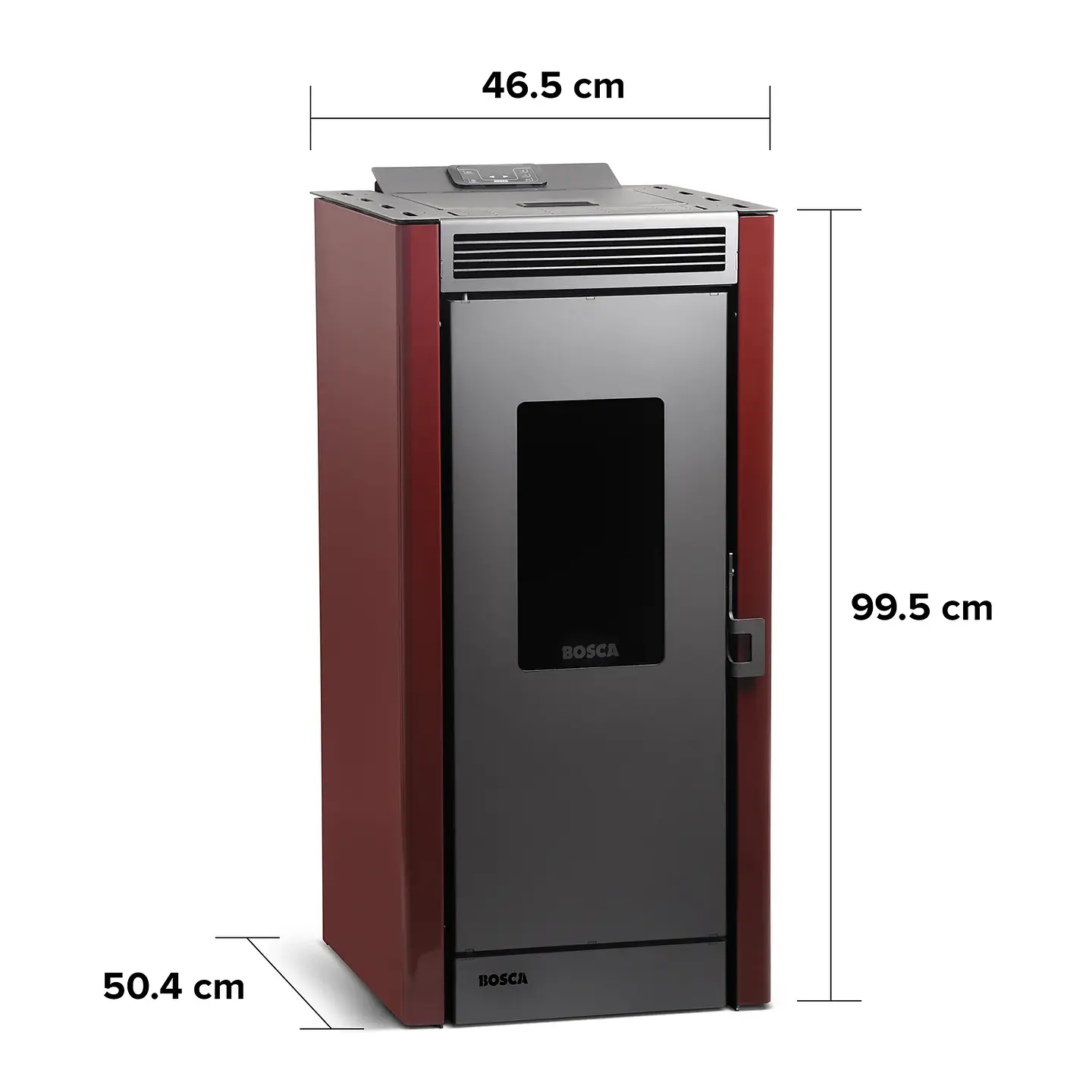 PACK CALEFACTOR A PELLET BLACK VISION BURDEO + KIT PELLET INTERIOR 4