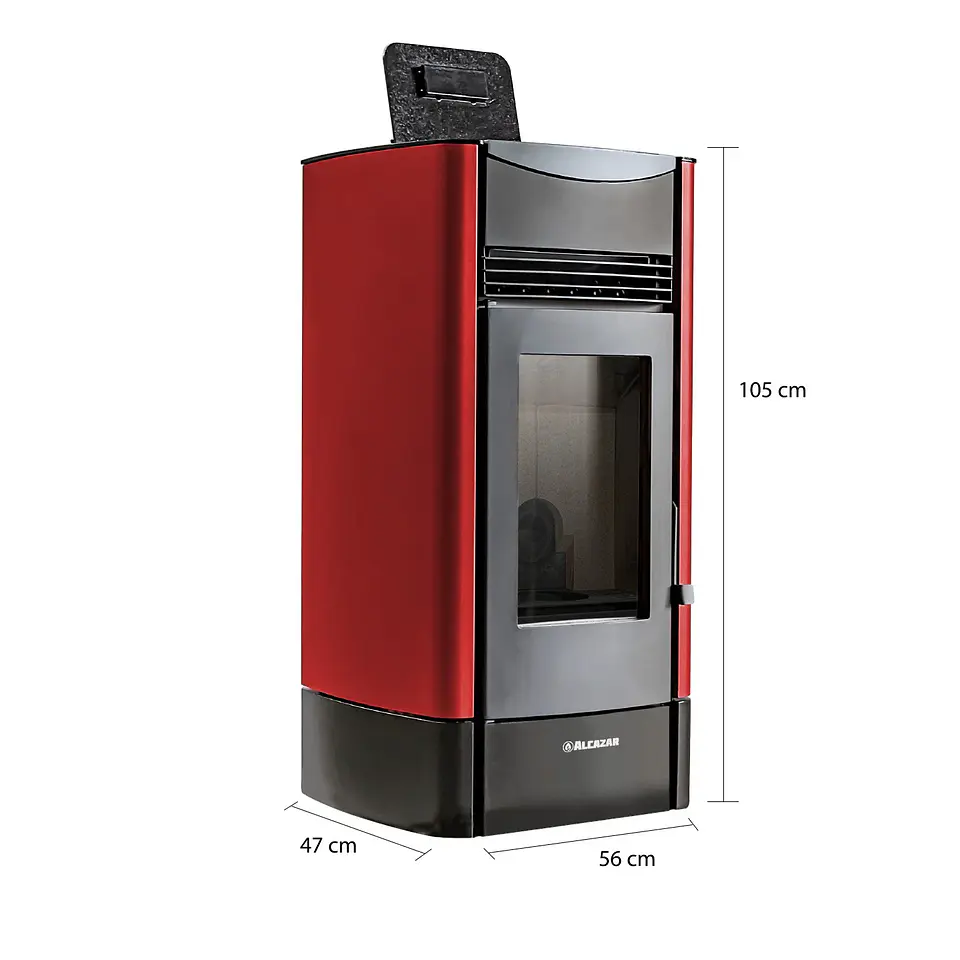 ESTUFA PELLET ALCAZAR P2000 BURDEO 4