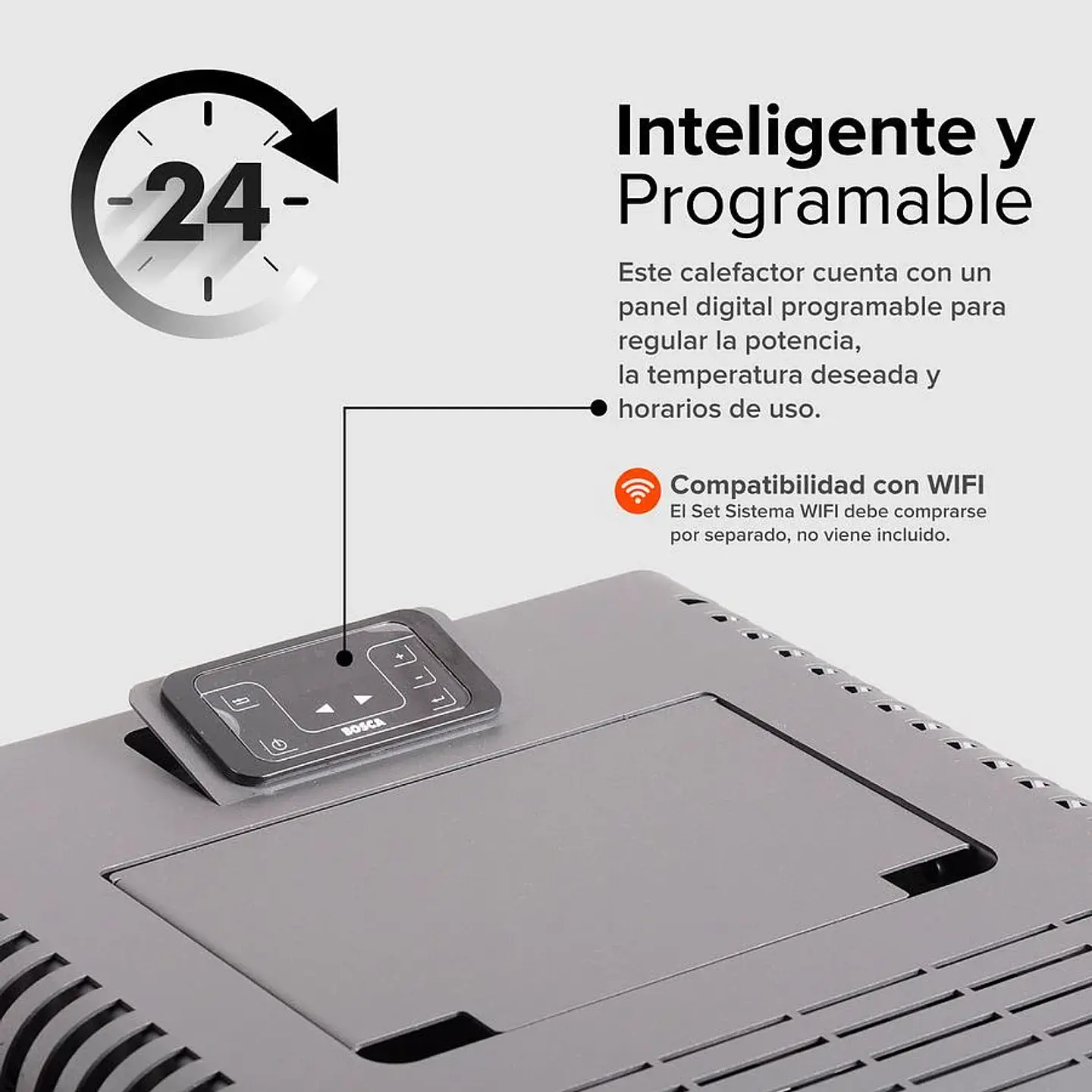 CALEFACTOR BOSCA A PELLET HERA CHARCOAL 6