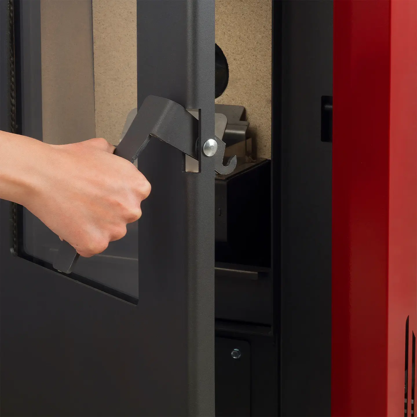 CALEFACTOR A PELLET AMESTI ITALY 8100 PLUS ROJO 4