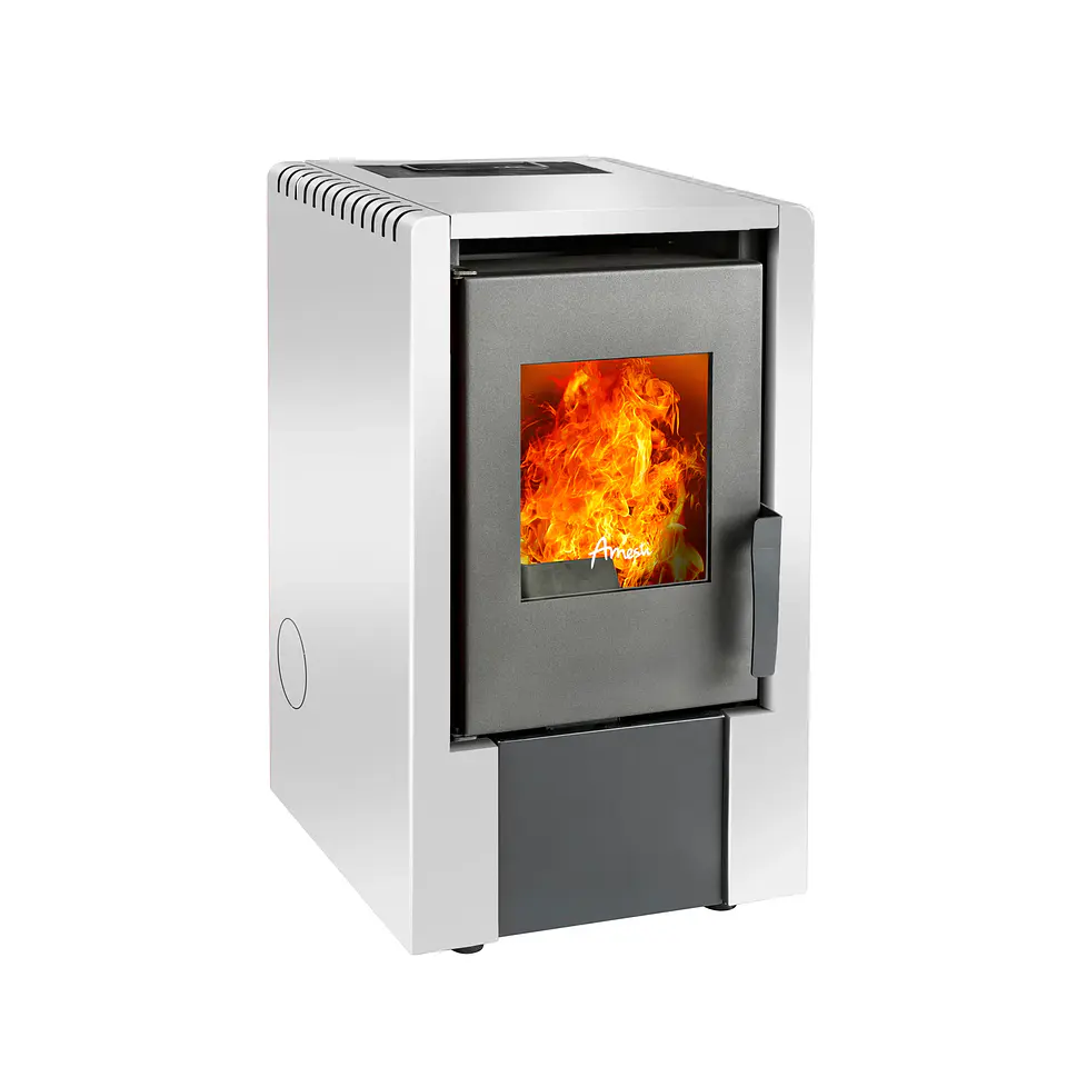 CALEFACTOR A PELLET AMESTI ITALY 6100 EN COLOR BLANCO 4