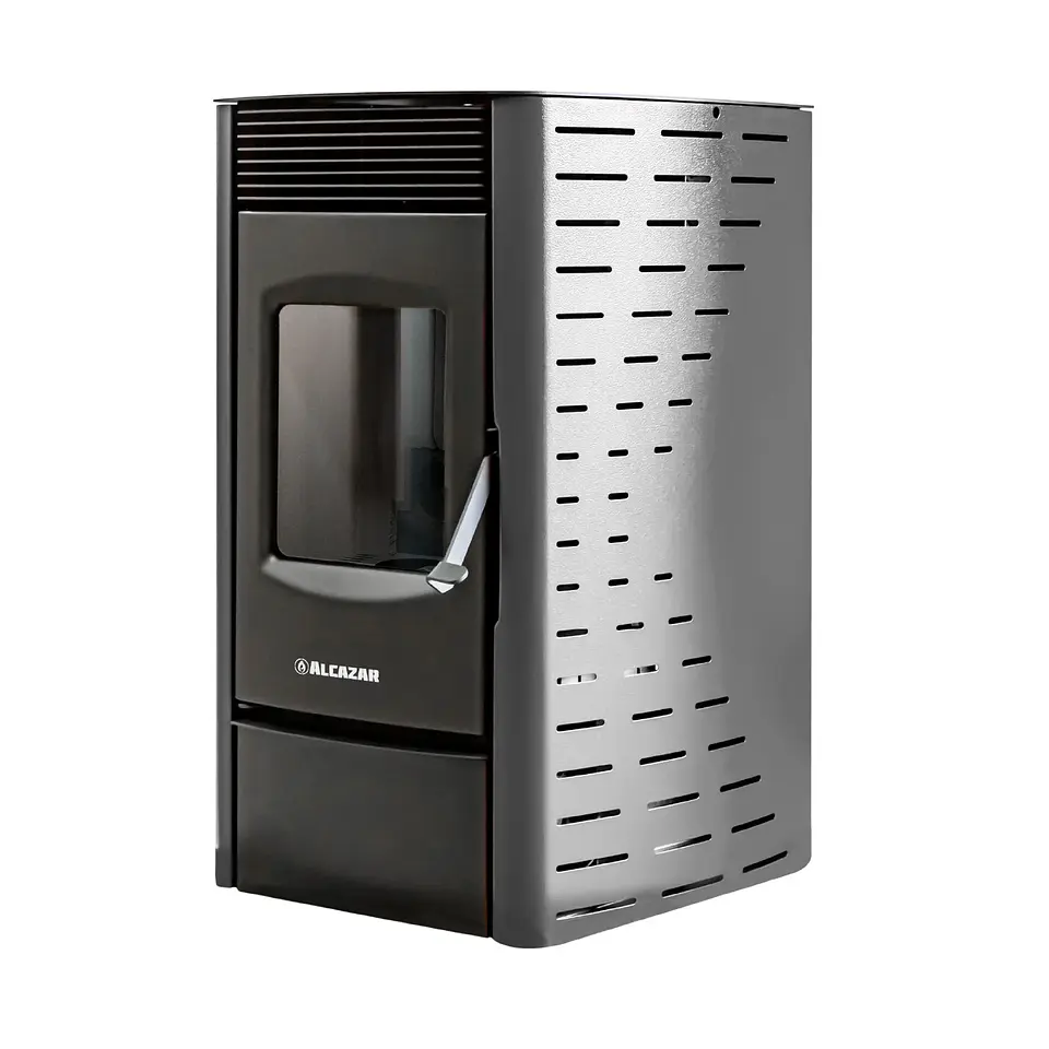 ESTUFA PELLET ALCAZAR P1800 GRIS 7