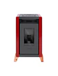 ESTUFA A PELLET BAMBU 6000 ROJA AMESTI - Miniatura 3