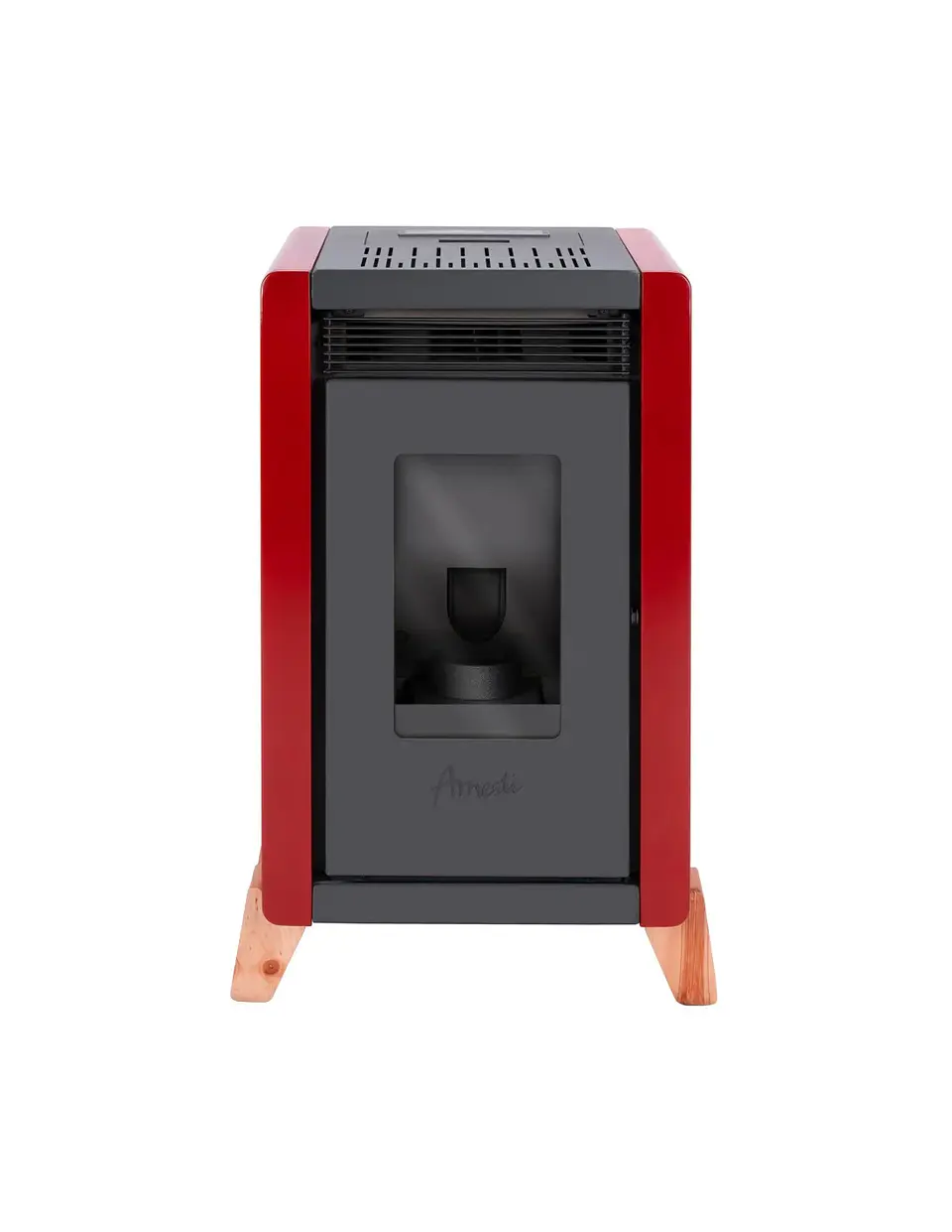 ESTUFA A PELLET BAMBU 6000 ROJA AMESTI 3