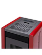 ESTUFA A PELLET BAMBU 6000 ROJA AMESTI - Miniatura 6