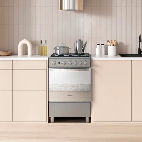 COCINA A GAS SAMSUNG NX24BG57413S 4 PLATOS GRIS