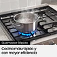 COCINA A GAS SAMSUNG NX24BG57413S 4 PLATOS GRIS - Miniatura 7