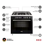 COCINA THOMAS 5 QUEMADORES VENEZIA HORNO DE 104 L - Miniatura 4