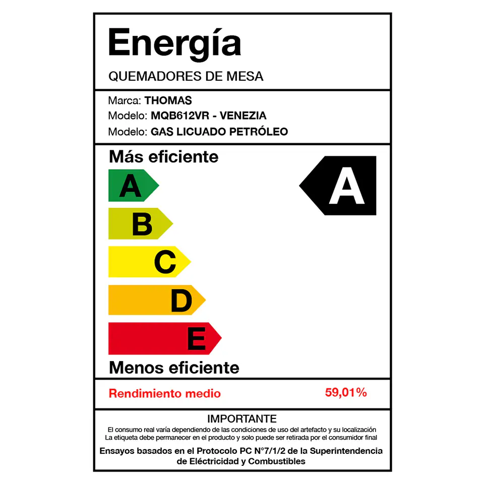 COCINA 5 QUEMADORES HORNO DE 104 LTS 7