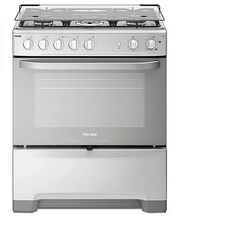 COCINA A GAS FENSA F5500 T 5 PLATOS GRILL GRIS