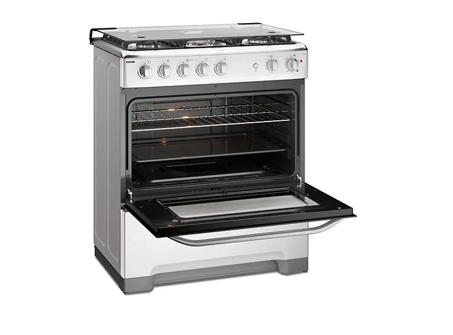 COCINA A GAS FENSA F5500 T 5 PLATOS GRILL GRIS 4